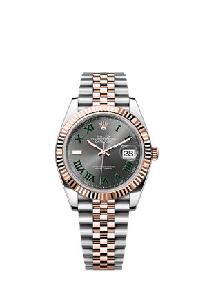 Rolex Datejust 41mm Slate Dial Oystersteel & Everose Gold m126331-0016