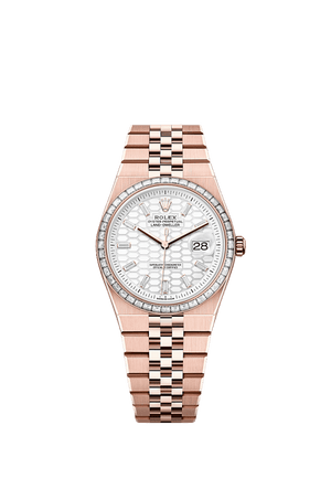 Rolex Land-Dweller 36mm Intense White Dial Everose Gold & Diamonds 127285TBR