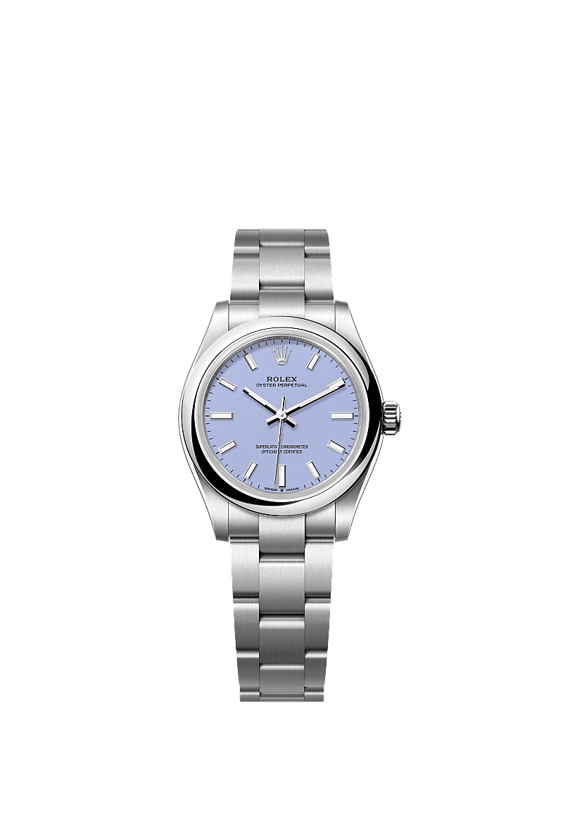 Rolex Oyster Perpetual 31mm Lavender Dial Oystersteel 277200 - WATCHXNYC