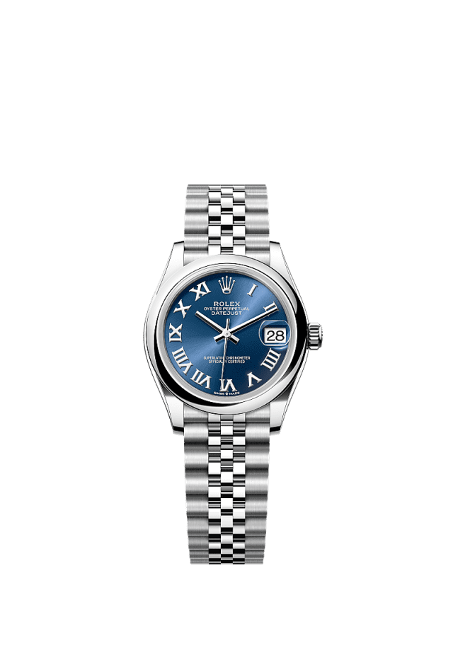 Rolex Datejust 31mm Bright Blue Dial Oystersteel 278240 - WATCHXNYC