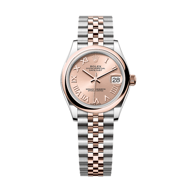 Rolex Datejust 31mm Rosé Dial Oystersteel & Everose Gold 278241-0006 - WATCHXNYC