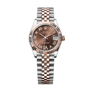 Rolex Datejust 31mm Chocolate Diamond Dial Oystersteel & Everose Gold 278271-0004