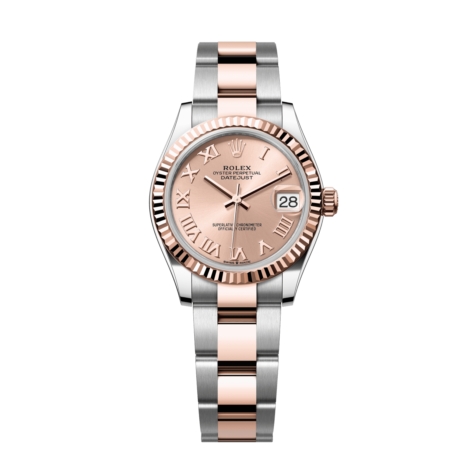 Rolex Datejust 31mm Rosé Dial Oystersteel & Everose Gold 278271-0005 - WATCHXNYC