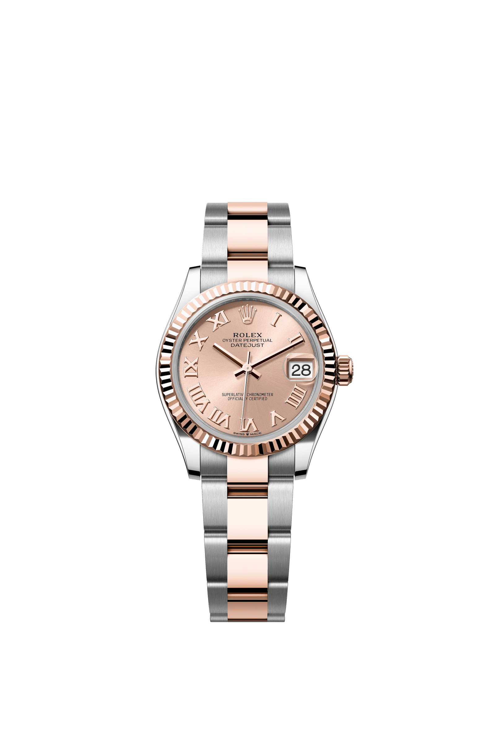 Rolex Datejust 31mm Rosé Dial Oystersteel & Everose Gold 278271 - WATCHXNYC