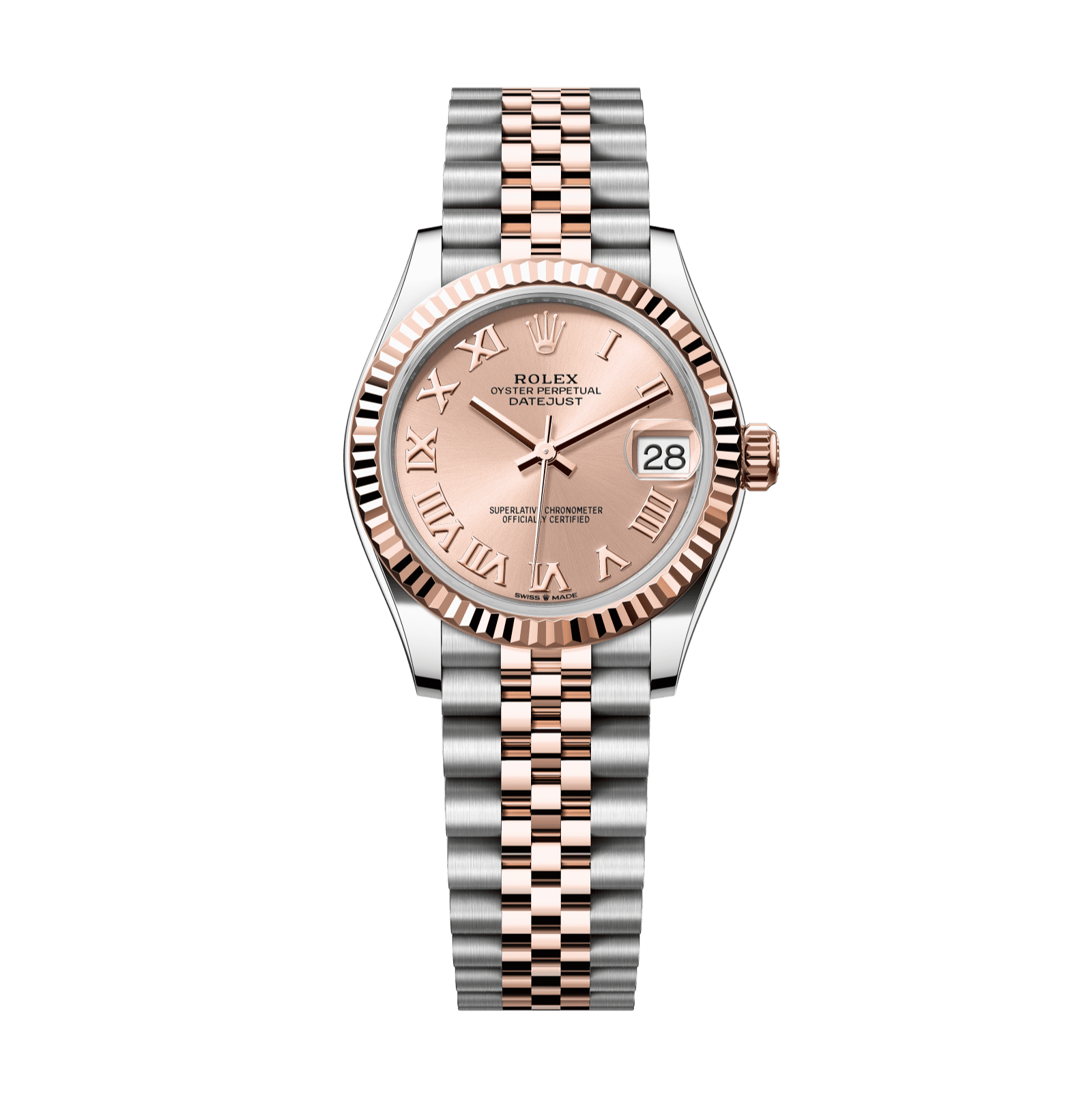 Rolex Datejust 31mm Rosé Dial Oystersteel & Everose Gold 278271-0006 - WATCHXNYC