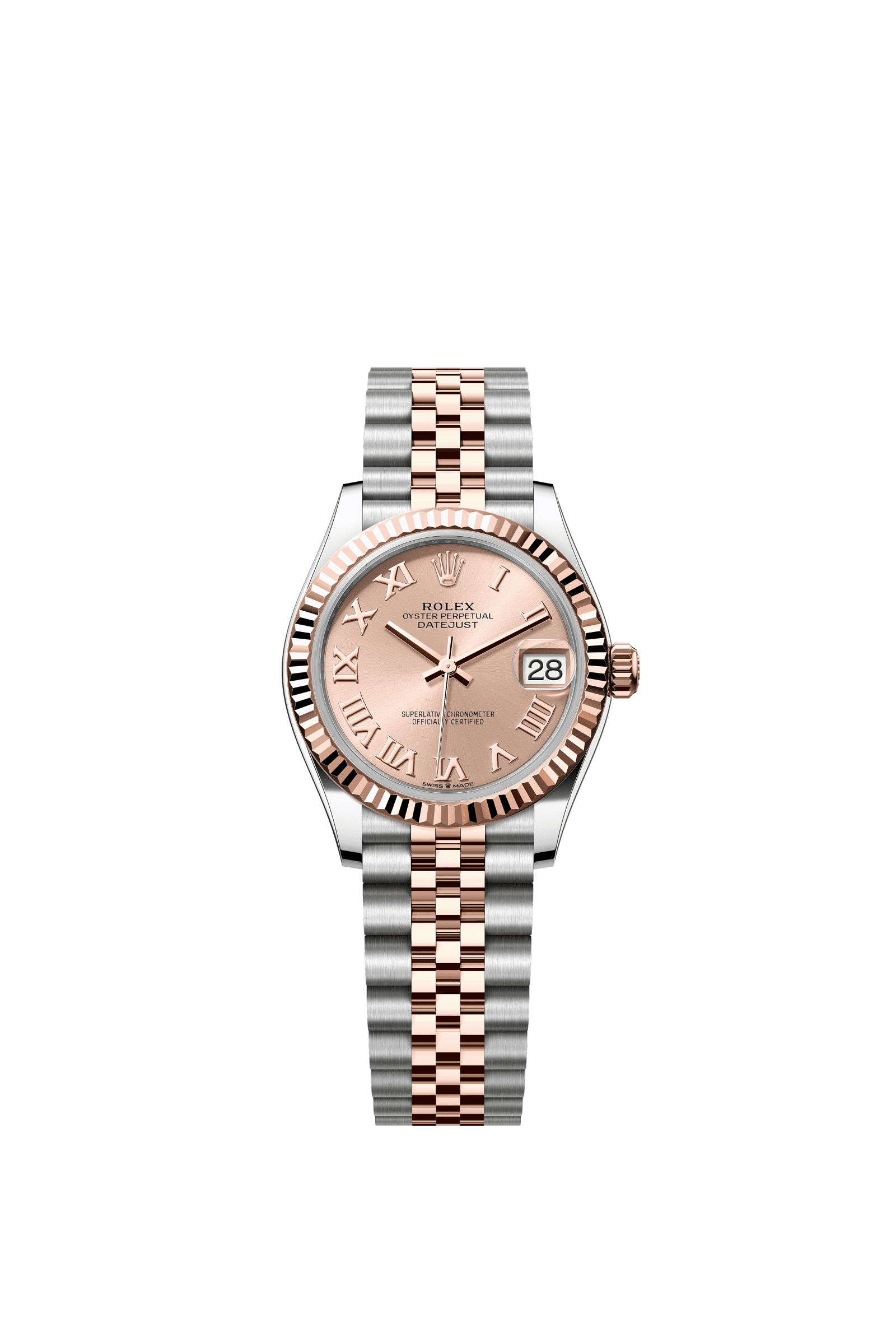 Rolex Datejust 31mm Rosé Dial Oystersteel & Everose Gold 278271 - WATCHXNYC