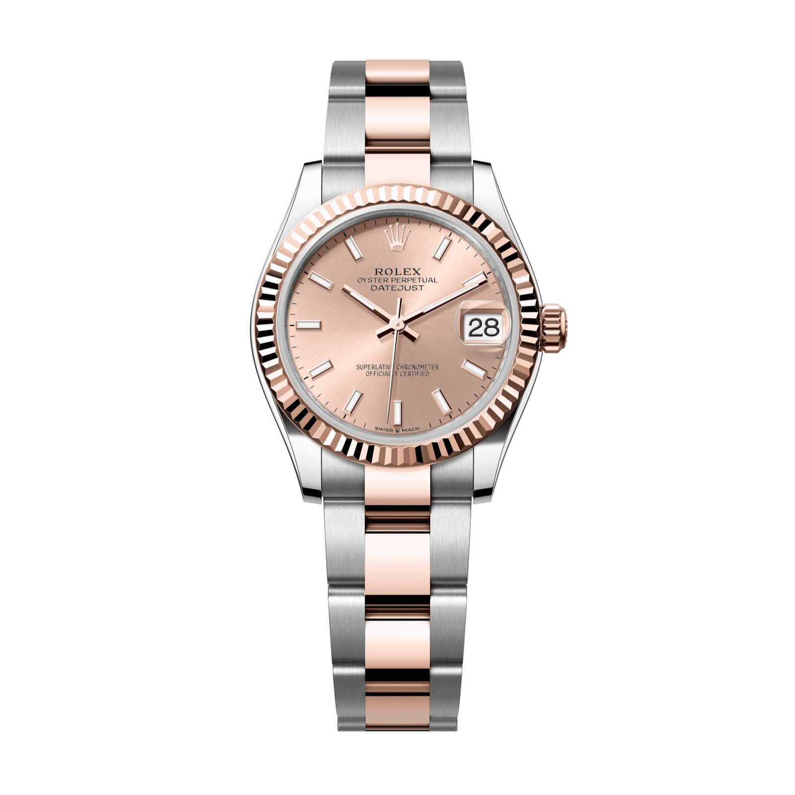 Rolex Datejust 31mm Rosé Dial Oystersteel & Everose Gold 278271-0009 - WATCHXNYC