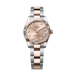 Rolex Datejust 31mm Rosé Diamond Dial Oystersteel & Everose Gold 278271-0023