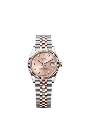 Rolex Datejust 31mm Rosé-Colour Diamonds Dial Oystersteel & Everose Gold 278271-0024