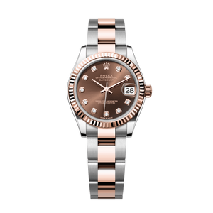 Rolex Datejust 31mm Chocolate Diamond Dial Oystersteel & Everose Gold 278271-0027