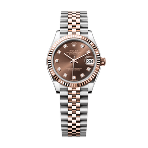 Rolex Datejust 31mm Chocolate Diamond Dial Oystersteel & Everose Gold 278271-0028