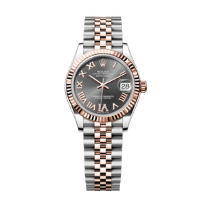 Rolex Datejust 31mm Slate Diamond Dial Oystersteel & Everose Gold 278271-0030