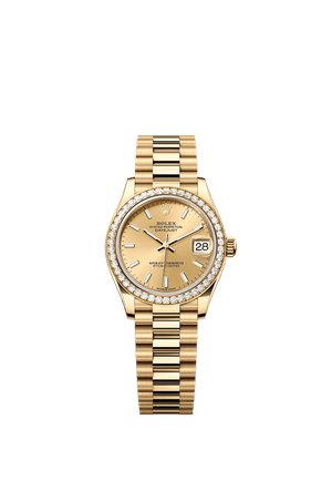 Rolex Datejust 31mm Champagne Dial Yellow Gold m278288rbr-0022