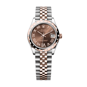 Rolex Datejust 31mm Chocolate Diamond Dial Oystersteel & Everose Gold 278341rbr-0004