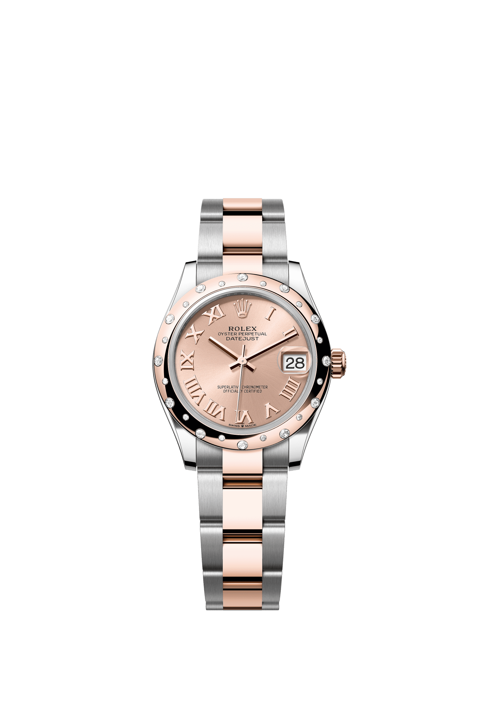 Rolex Datejust 31mm Rosé Dial Oystersteel & Everose Gold 278341RBR - WATCHXNYC