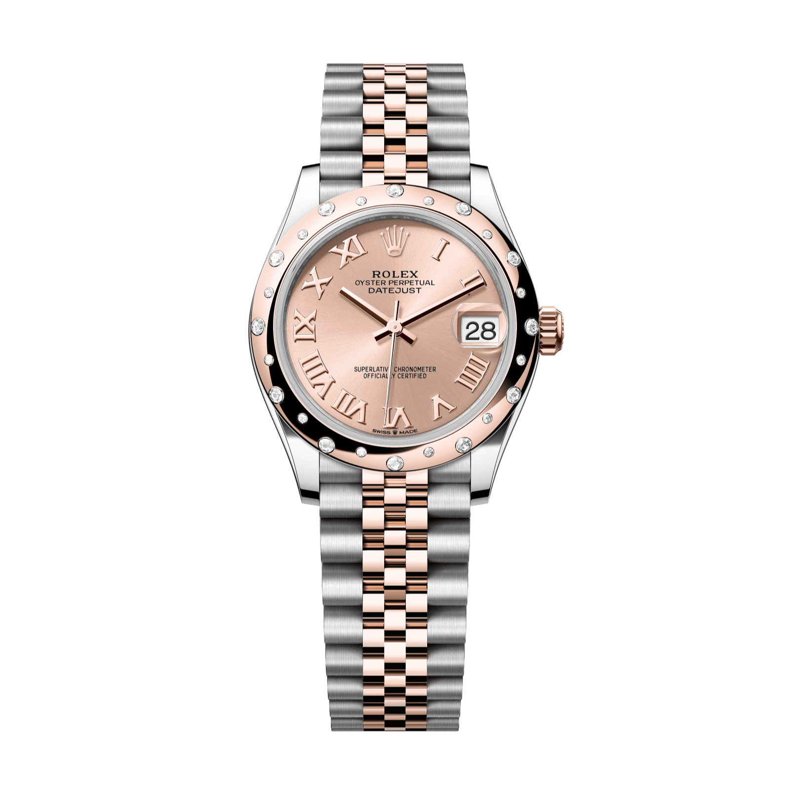 Rolex Datejust 31mm Rosé Dial Oystersteel & Everose Gold 278341rbr-0006 - WATCHXNYC