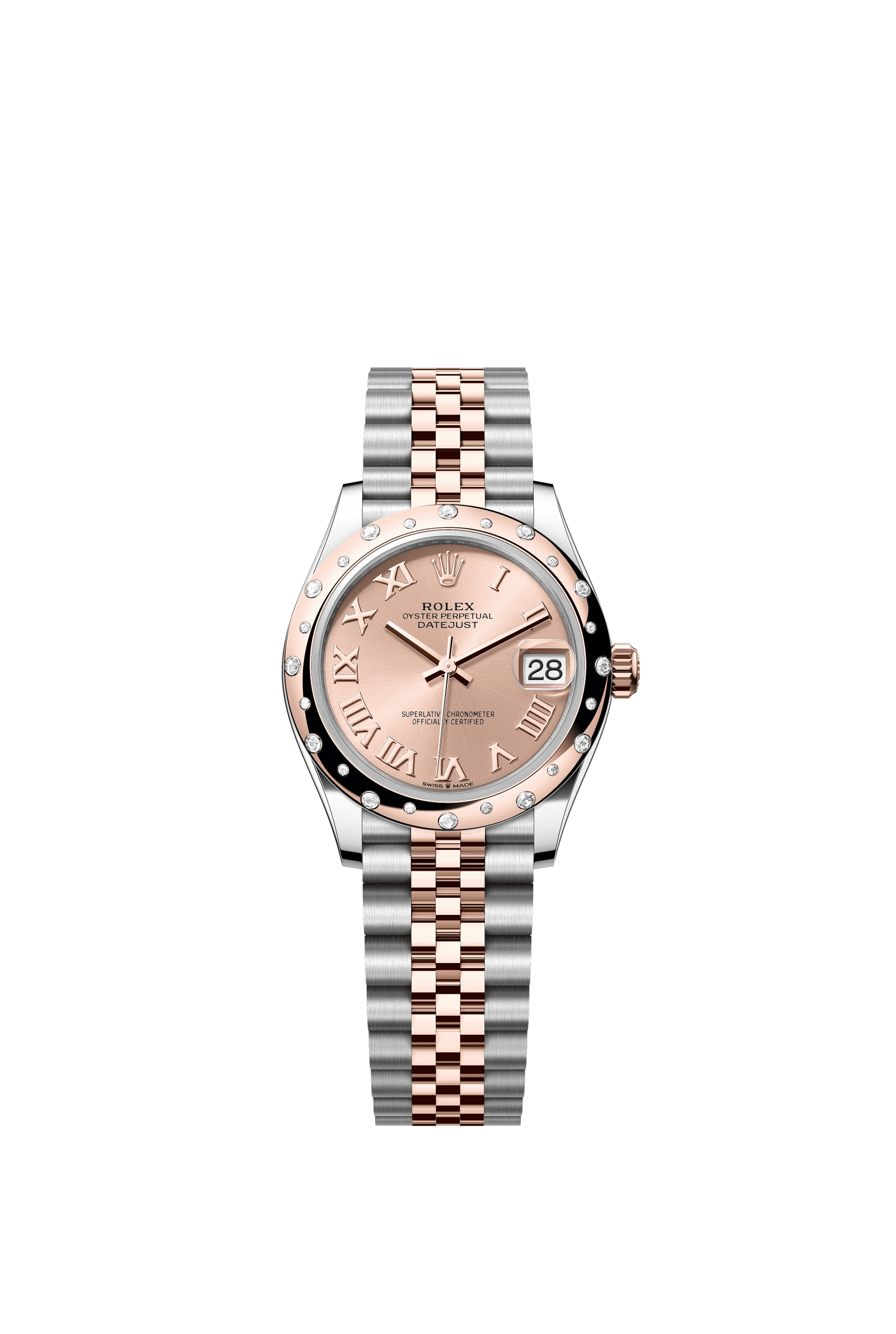 Rolex Datejust 31mm Rosé Dial Oystersteel & Everose Gold 278341RBR - WATCHXNYC
