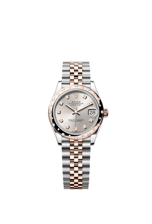 Rolex Datejust 31mm Silver Diamonds Dial Oystersteel and Everose gold 278341rbr-0016