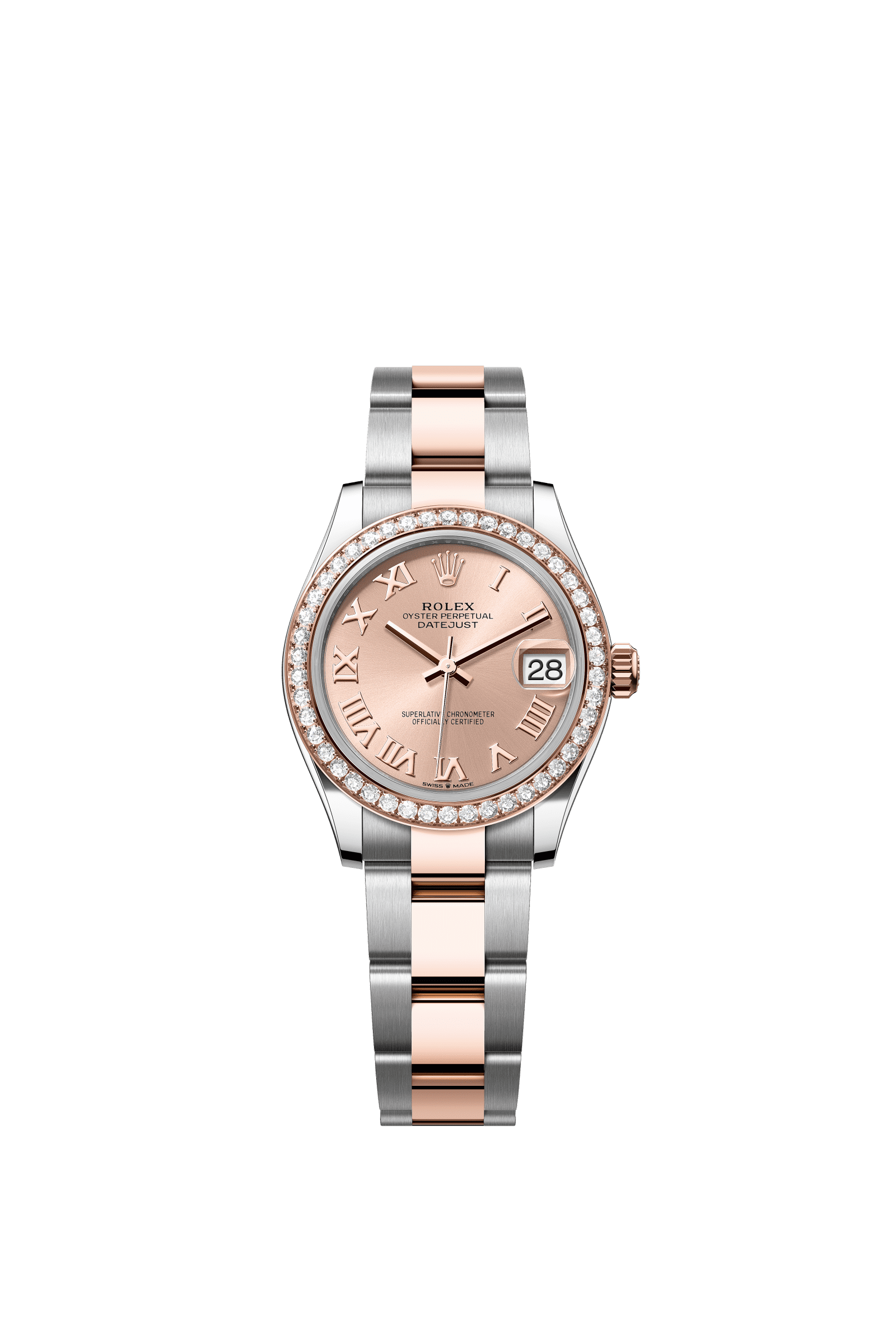 Rolex Datejust 31mm Rosé Dial Oystersteel & Everose Gold 278381RBR - WATCHXNYC