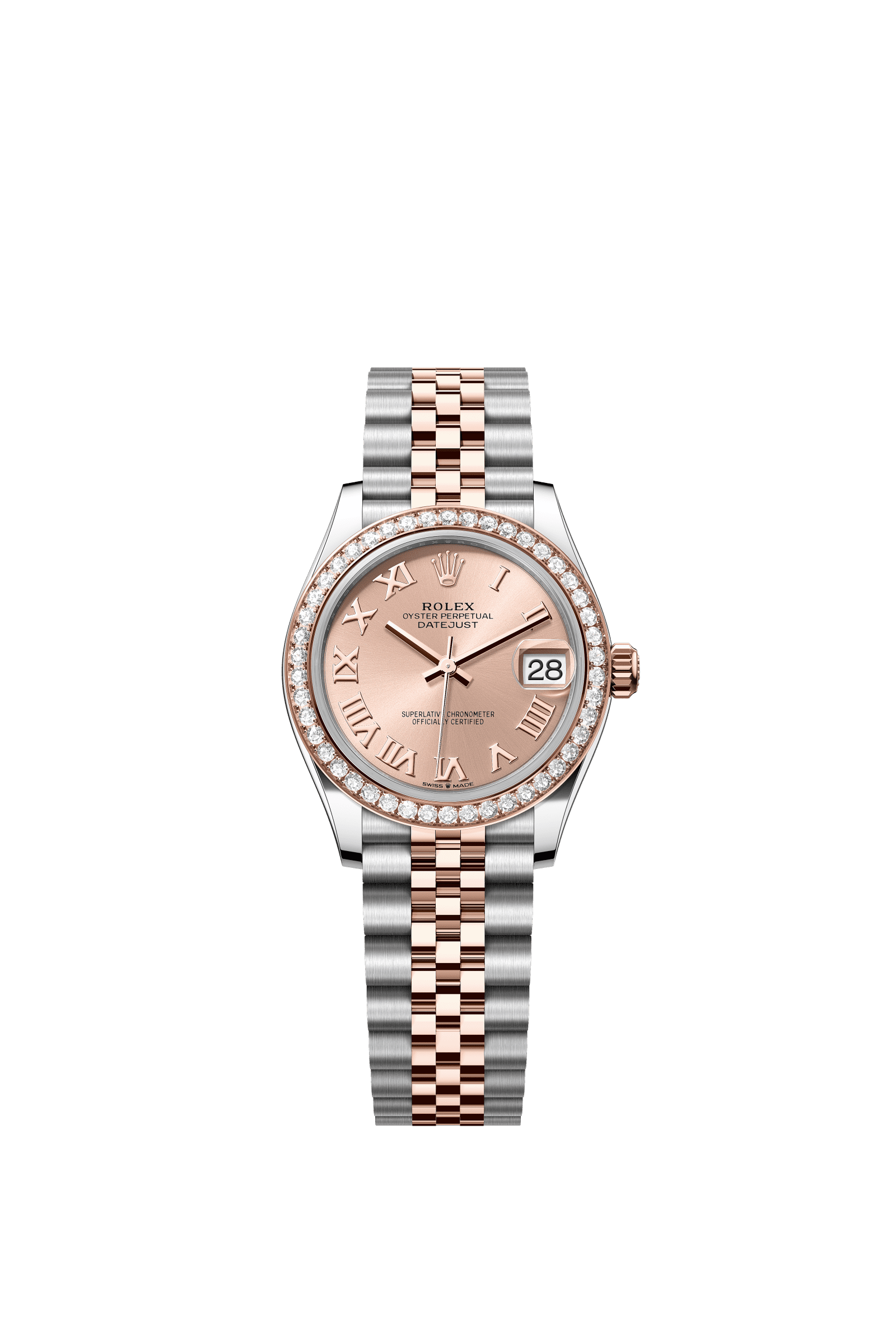 Rolex Datejust 31mm Rosé Dial Oystersteel & Everose Gold 278381RBR - WATCHXNYC