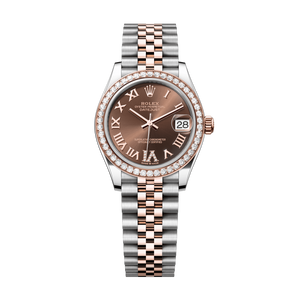 Rolex Datejust 31mm Chocolate Diamond Dial Oystersteel & Everose Gold 278381rbr-0006