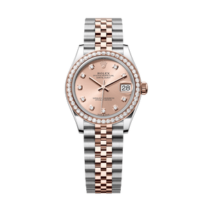 Rolex Datejust 31mm Rosé Diamond Dial Oystersteel & Everose Gold 278381rbr-0024