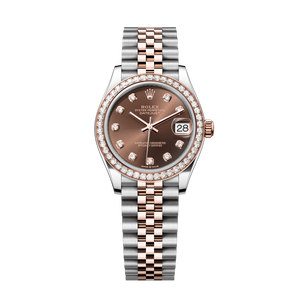 Rolex Datejust 31mm Chocolate Diamond Dial Oystersteel & Everose Gold 278381rbr-0028