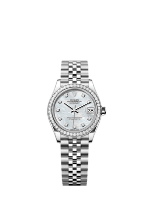 Rolex Datejust 31mm White Diamonds Dial Oystersteel & White Gold 278384RBR