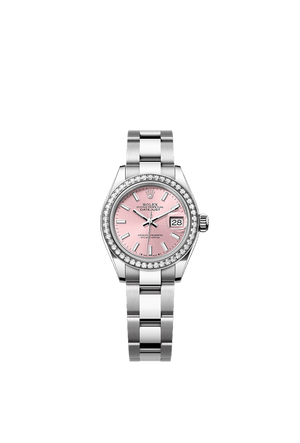 Rolex Lady-Datejust 28mm Pink Dial Oystersteel & White Gold  279384RBR