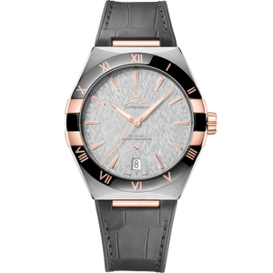 Omega Constellation 41mm Grey Dial Steel & Sedna Gold 131.23.41.21.06.001