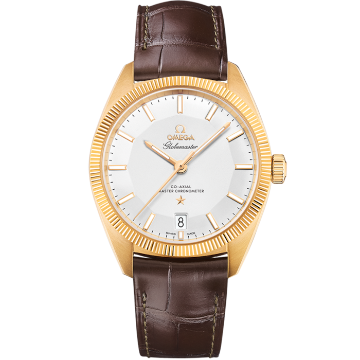 Omega Constellation 39mm Silver Dial Yellow Gold 130.53.39.21.02.002 - WATCHXNYC
