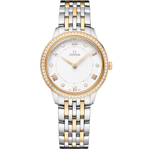 OMEGA De Ville Prestige 30mm Silver dial Steel ‑ yellow gold bracelet 434.25.30.60.52.002