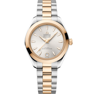 Omega Seamaster Aqua Terra 30mm Silver Dial Steel Moonshine Gold 220.20.30.20.02.001