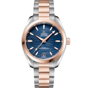 Omega Seamaster Aqua Terra 34mm Blue Dial Steel & Sedna Gold 220.20.34.20.03.001