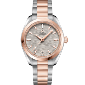 Omega Seamaster Aqua Terra 34mm Grey Dial Steel & Sedna Gold 220.20.34.20.06.001