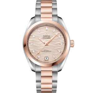 Omega Seamaster Aqua Terra 34mm Grey Dial Steel & Sedna Gold 220.20.34.20.59.001