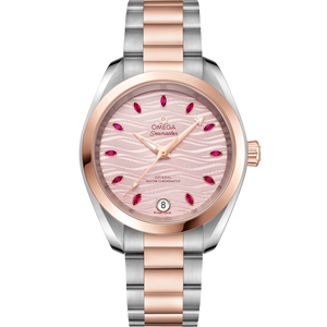 Omega Seamaster Aqua Terra 34mm Pink Dial Steel & Sedna Gold 220.20.34.20.60.001
