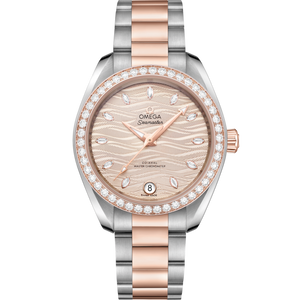 Omega Seamaster Aqua Terra 34mm Grey Dial Steel & Sedna Gold 220.25.34.20.59.001