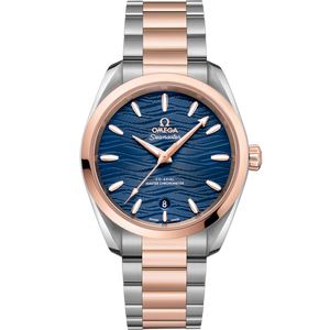 Omega Seamaster Aqua Terra 38mm Blue Dial Steel & Sedna Gold 220.20.38.20.03.001