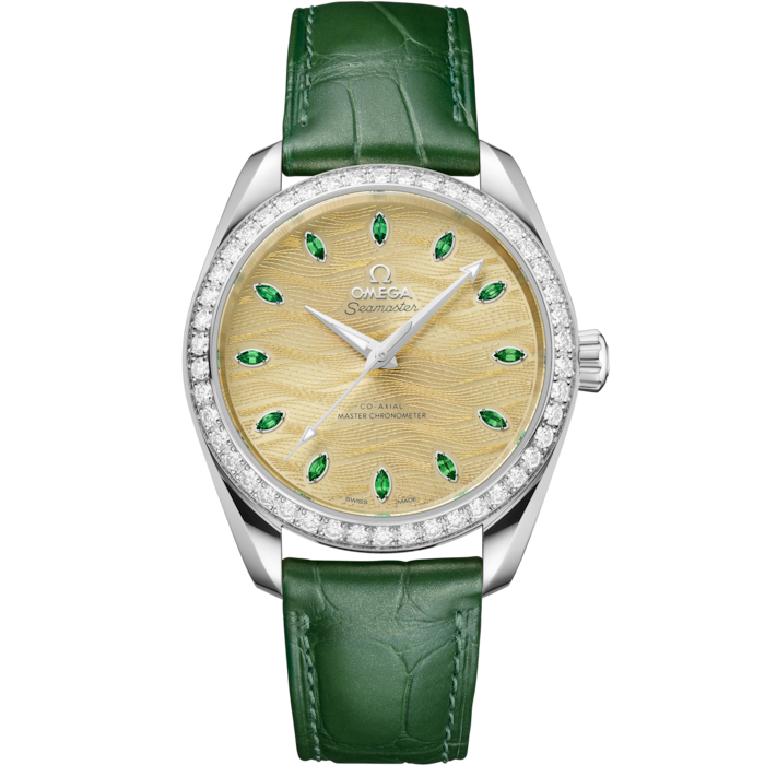 Omega Seamaster Aqua Terra 38mm Green Dial Canopus Gold 220.58.38.20.99.008 - WATCHXNYC