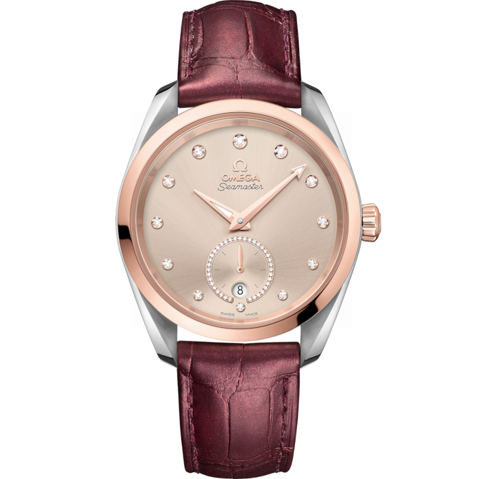 Omega Seamaster Aqua Terra 38mm Linen Dial Steel & Sedna Gold 220.23.38.20.59.001 - WATCHXNYC