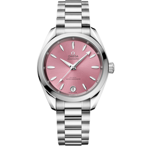 Omega Seamaster Aqua Terra 34mm Shell pink Dial Steel 220.10.34.20.10.003