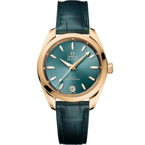 Omega Seamaster Aqua Terra Shades 34mm Lagoon green Dial Moonshine Gold 220.53.34.20.10.001