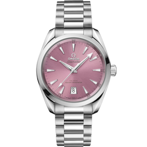 Omega Seamaster Aqua Terra Shades 38mm Shell Pink Dial Steel 220.10.38.20.10.005