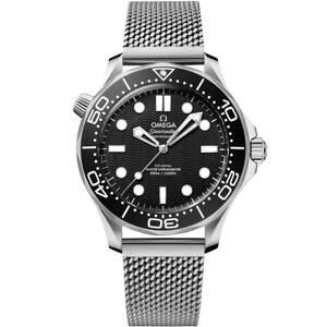 Omega Seamaster Diver 300M Black dial Steel bracelet  210.30.42.20.01.010