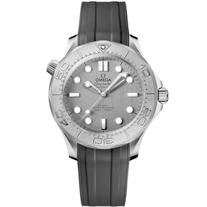 Omega Seamaster Diver 300M Grey dial 42mm steel Rubber strap  210.32.42.20.06.002