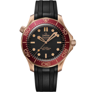OMEGA Seamaster Diver 300M 42mm Black Dial Bronze gold Rubber strap 210.92.42.20.01.003