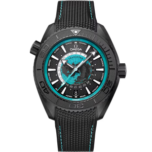 OMEGA Seamaster Planet Ocean 600M 45.5mm Black Dial Ceramic rubber strap 215.92.46.22.01.006