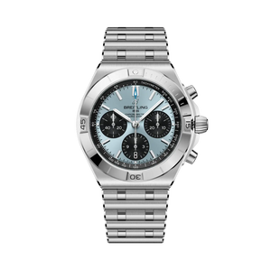 Breitling Chronomat B01 Chronograph 42mm Blue Dial Stainless steel & platinum Bracelet PB0158101C1A1