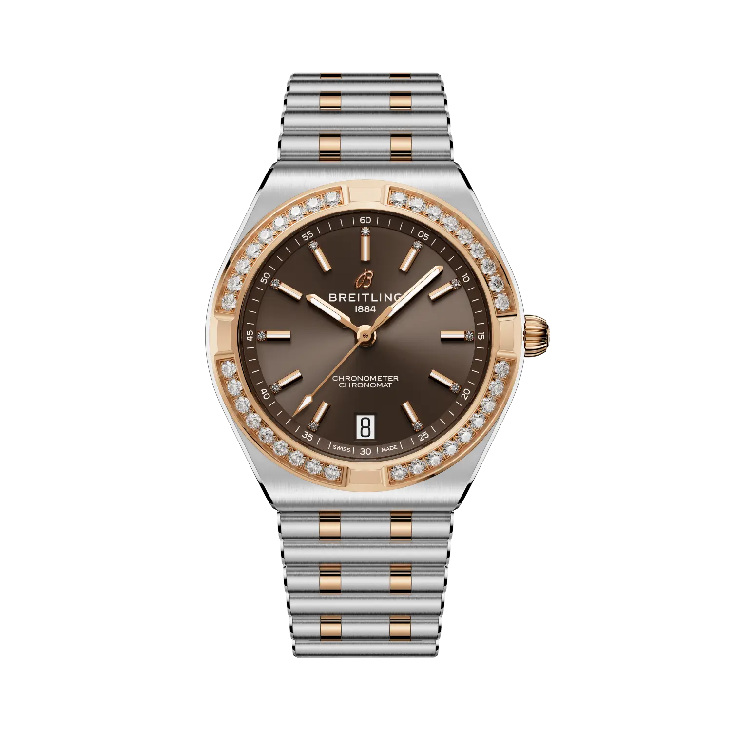 Breitling Chronomat Automatic 36mm Brown Dial Stainless steel &amp; 18k red gold Bracelet U10320591Q1U1